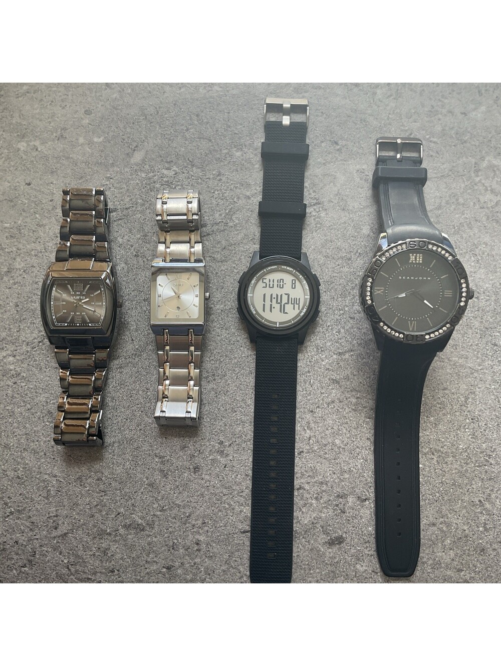 Great Lot Of Four Mens Watches All Four Watches Run Great Lot #289